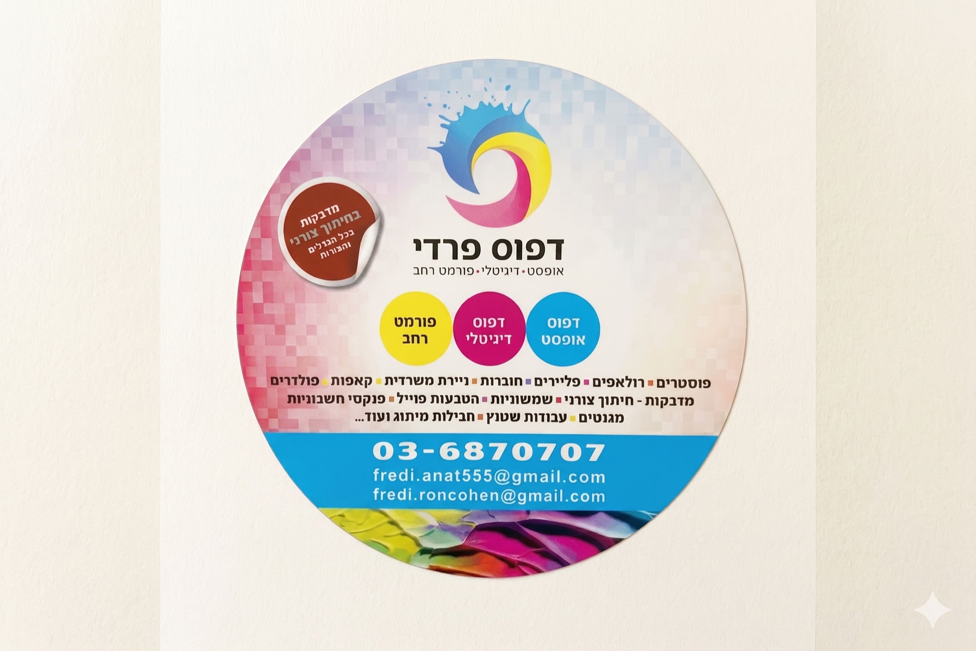 חזית בית הדפוס בלבנדה 32, תל אביב